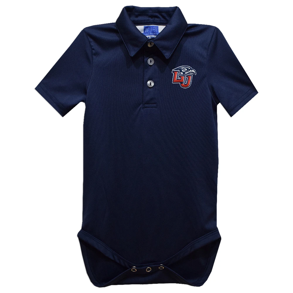 Infant Vive La Fete Navy Liberty Flames Polo Bodysuit