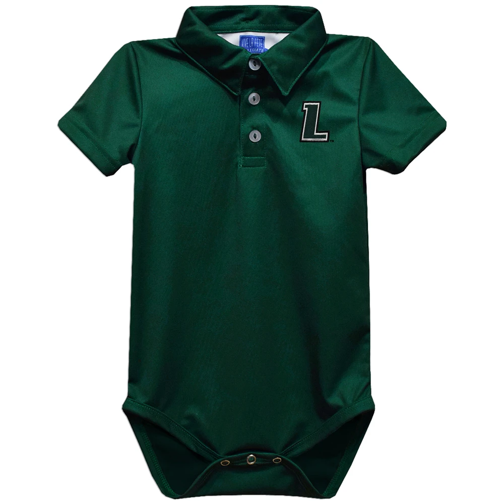 Infant Vive La Fete Green Loyola Greyhounds Polo Bodysuit