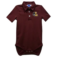 Infant Vive La Fete Maroon Loyola Chicago Ramblers Polo Bodysuit