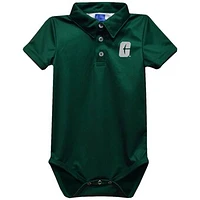 Infant Vive La Fete Green Charlotte 49ers Polo Bodysuit