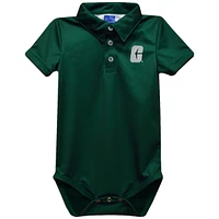 Infant Vive La Fete Green Charlotte 49ers Polo Bodysuit