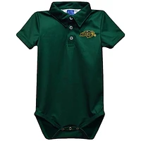 Infant Vive La Fete Green NDSU Bison Polo Bodysuit