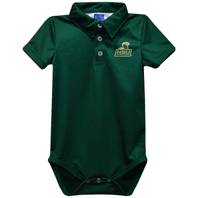 Infant Vive La Fete Green Norfolk State Spartans Polo Bodysuit