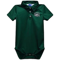 Infant Vive La Fete Green Ohio Bobcats Polo Bodysuit