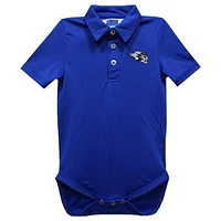 Infant Vive La Fete Blue Wisconsin Stout Blue Devils Polo Bodysuit