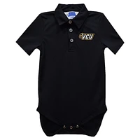Infant Vive La Fete Black VCU Rams Polo Bodysuit