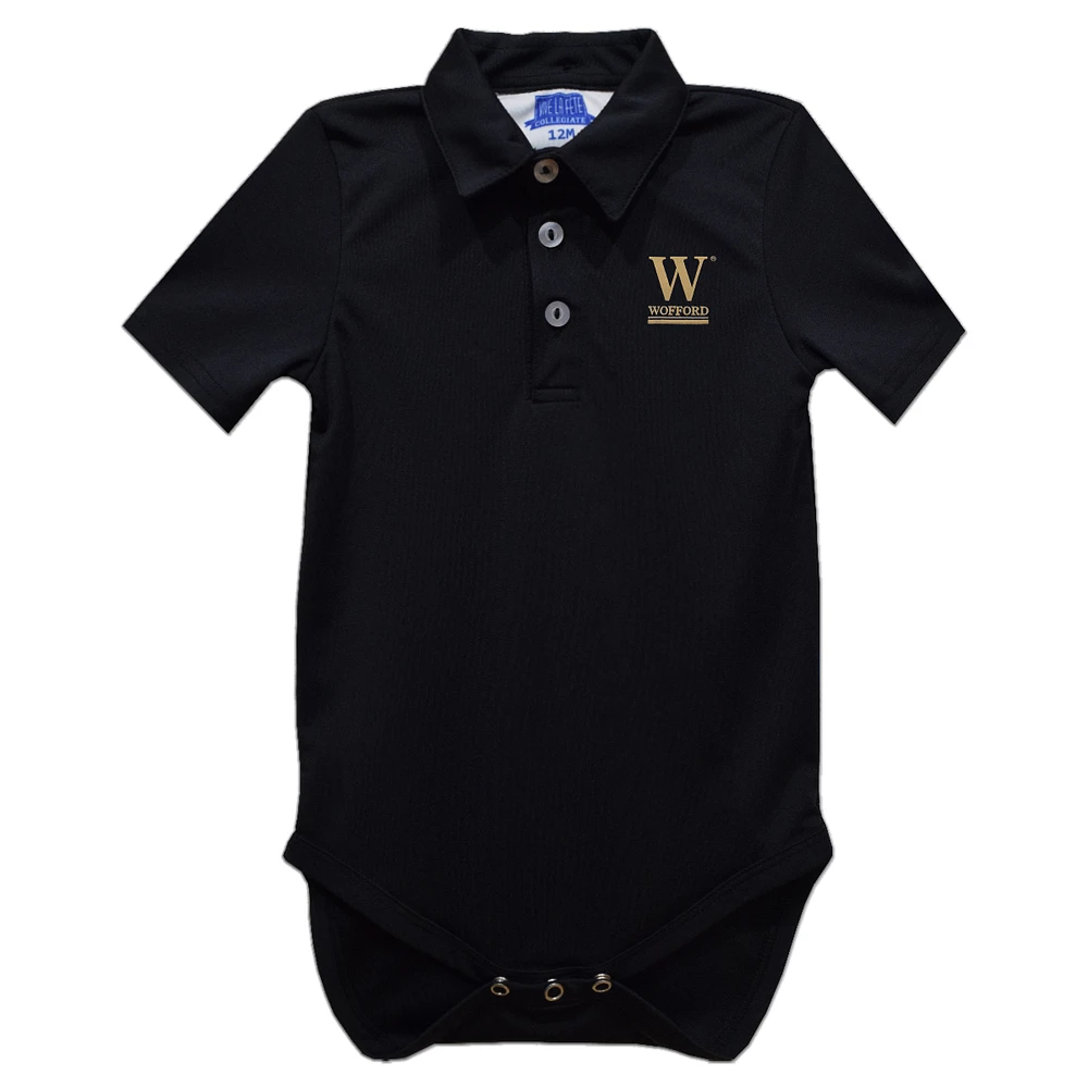 Infant Vive La Fete Black Wofford Terriers Polo Bodysuit