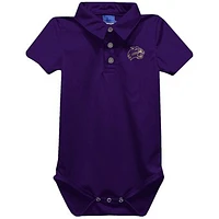 Infant Vive La Fete Purple Western Carolina Catamounts Polo Bodysuit
