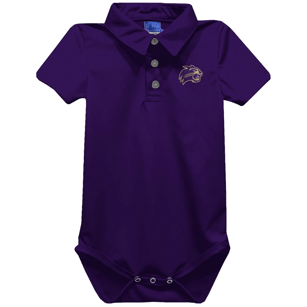 Infant Vive La Fete Purple Western Carolina Catamounts Polo Bodysuit