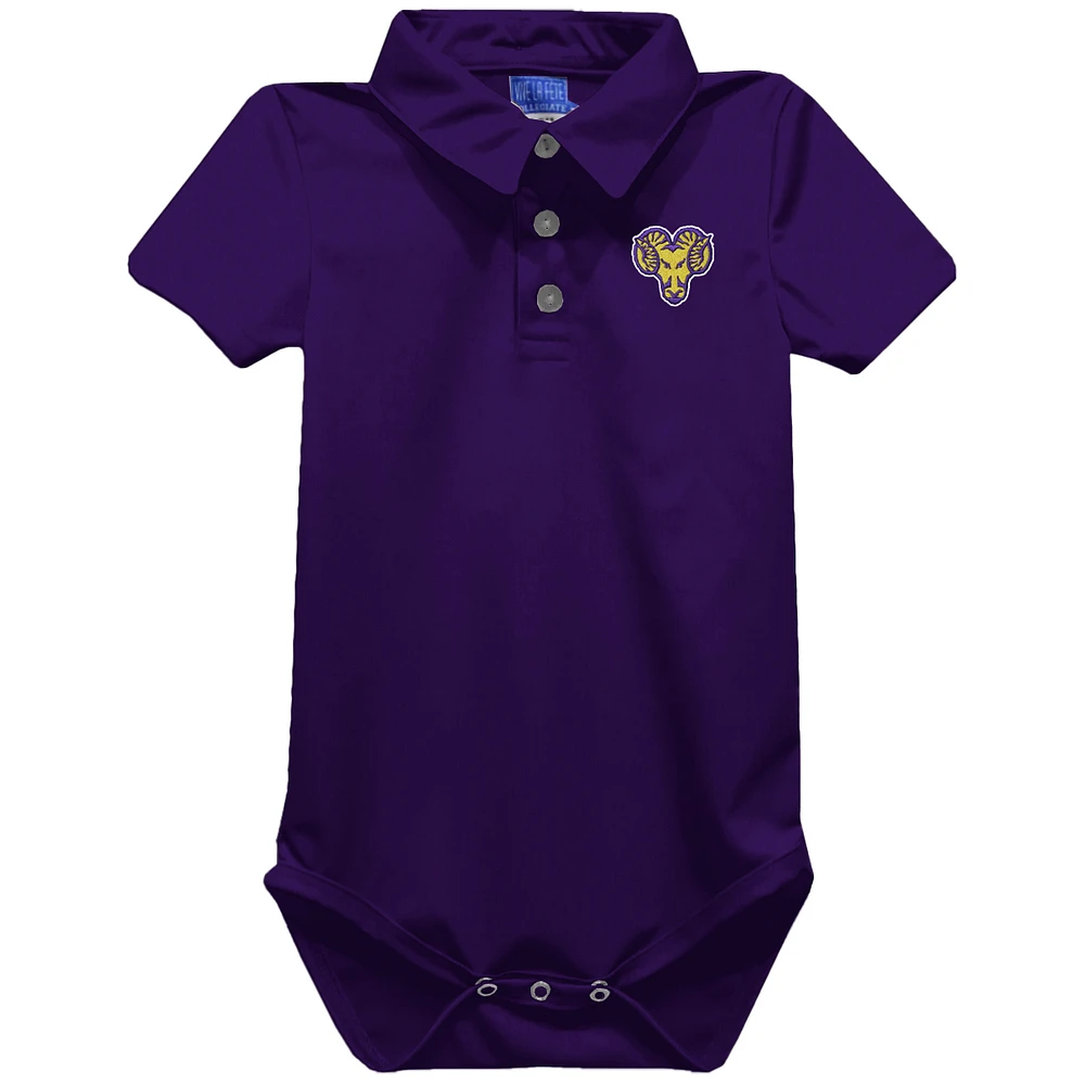 Infant Vive La Fete Purple West Chester Golden Rams Polo Bodysuit