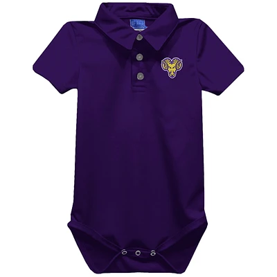 Infant Vive La Fete Purple West Chester Golden Rams Polo Bodysuit