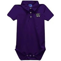 Infant Vive La Fete Purple Weber State Wildcats Polo Bodysuit