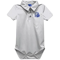 Infant Vive La Fete White Drake Bulldogs Polo Bodysuit
