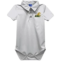 Infant Vive La Fete White Kentucky State Thorobreds Polo Bodysuit