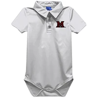 Infant Vive La Fete White Miami University RedHawks Polo Bodysuit