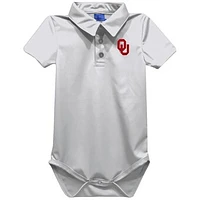 Infant Vive La Fete White Oklahoma Sooners Polo Bodysuit