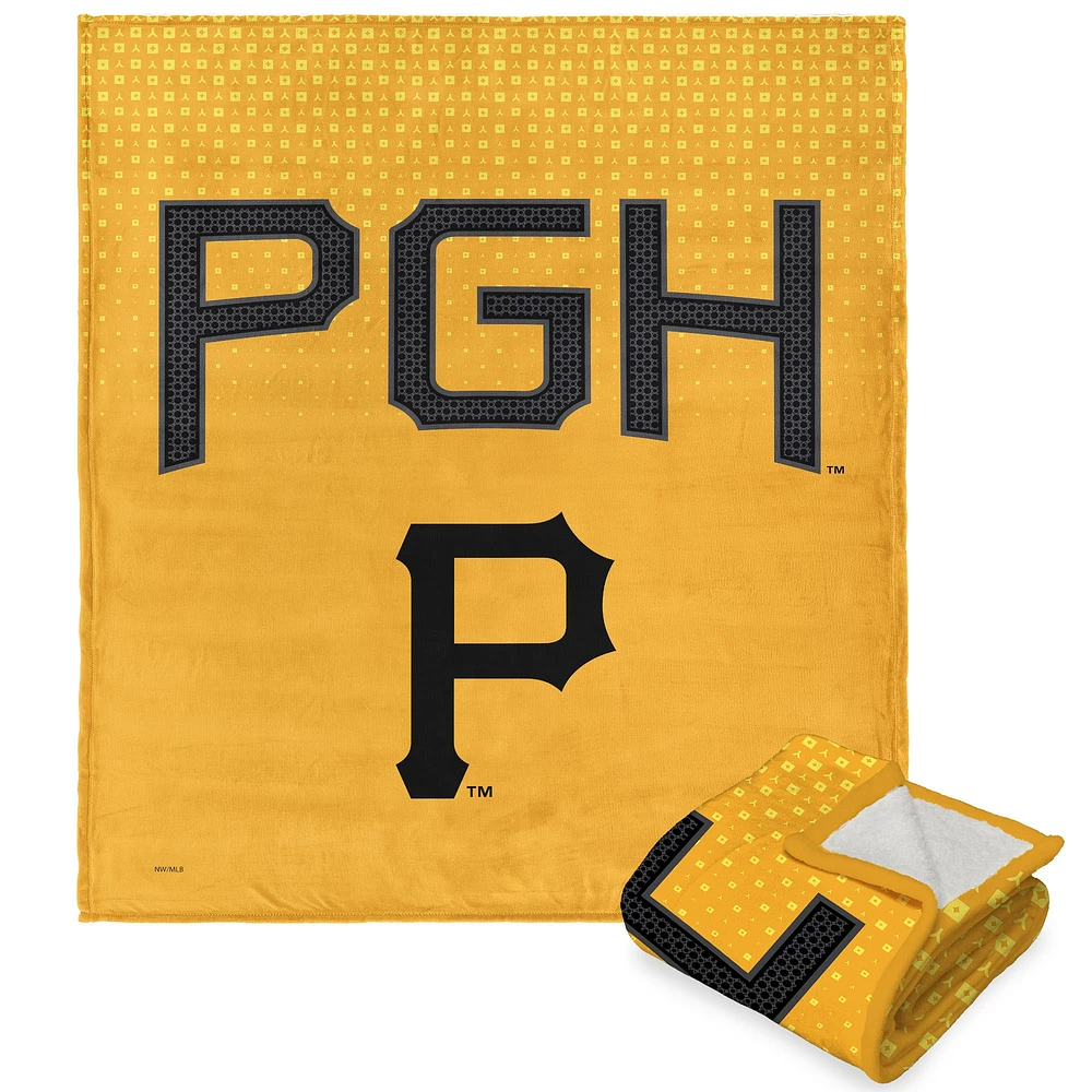 The Northwest Group Pittsburgh Pirates 50" x 60" City Connect Silk Touch Sherpa Throw Blanket