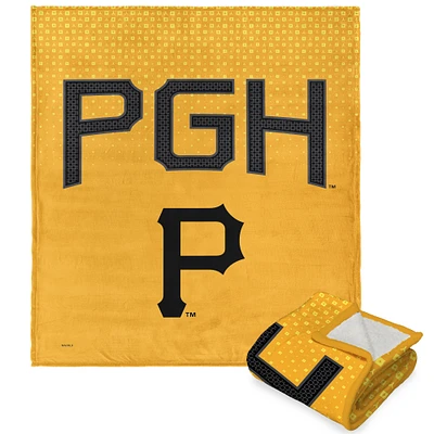 The Northwest Group Pittsburgh Pirates 50" x 60" City Connect Silk Touch Sherpa Throw Blanket