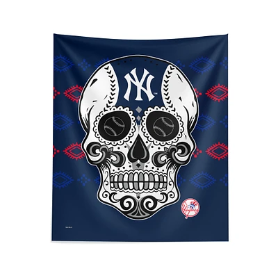 The Northwest Group New York Yankees 34" x 40" Candy Skull Wall Art