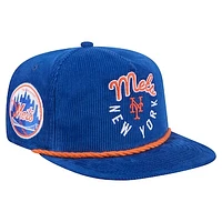 Men's New Era  Royal New York Mets Full Circle Corduroy Golfer Adjustable Hat