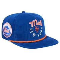 Men's New Era  Royal New York Mets Full Circle Corduroy Golfer Adjustable Hat