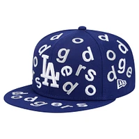 Men's New Era Royal Los Angeles Dodgers Team Confetti 59FIFTY Fitted Hat