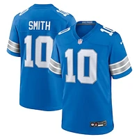 Men's Nike Tre'Quan Smith  Blue Detroit Lions Game Jersey