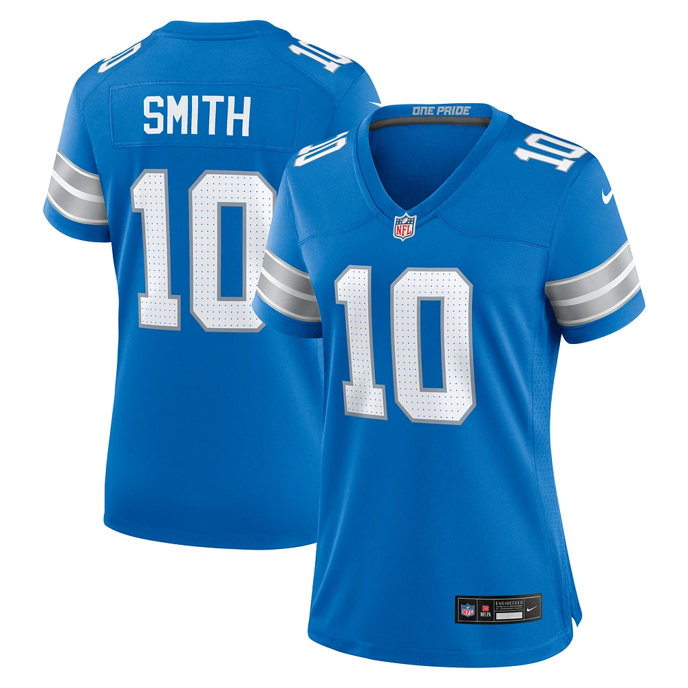 Women's Nike Tre'Quan Smith  Blue Detroit Lions Game Jersey