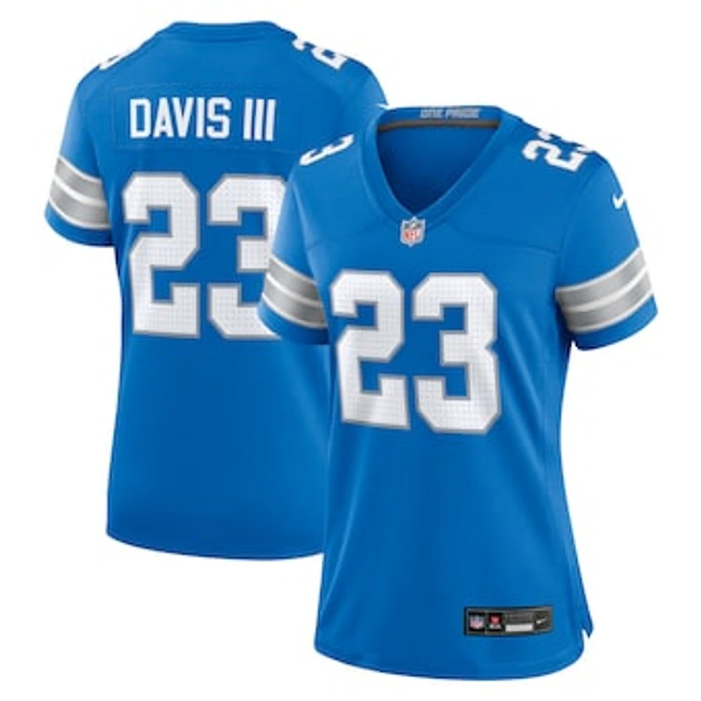 Women's Nike Carlton Davis III  Blue Detroit Lions Game Jersey