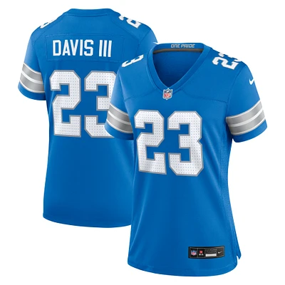 Women's Nike Carlton Davis III  Blue Detroit Lions Game Jersey