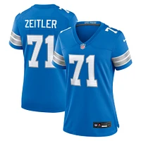 Women's Nike Kevin Zeitler  Blue Detroit Lions Game Jersey