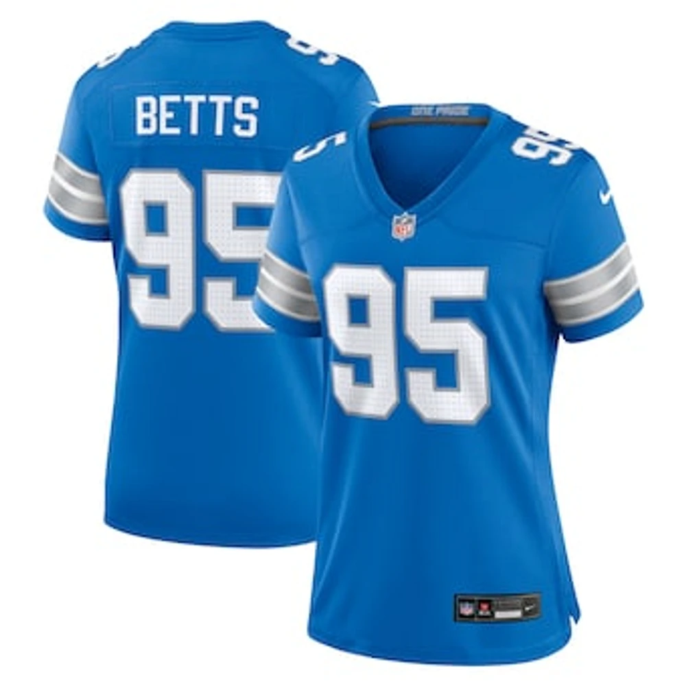 Women's Nike Mathieu Betts  Blue Detroit Lions Game Jersey