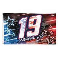 WinCraft Martin Truex Jr Patriotic 3' x 5' One-Sided Deluxe Flag