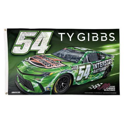 WinCraft Ty Gibbs Interstate Batteries 3' x 5' One-Sided Deluxe Flag