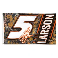 WinCraft Kyle Larson Camo 3' x 5' One-Sided Deluxe Flag