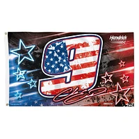 WinCraft Chase Elliott Patriotic 3' x 5' One-Sided Deluxe Flag