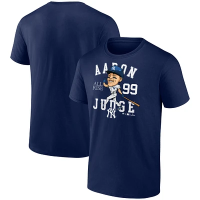 Men's Fanatics Aaron Judge Navy New York Yankees Hometown Caricature T-Shirt