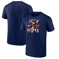 Men's Fanatics Jose Altuve Navy Houston Astros Hometown Caricature T-Shirt