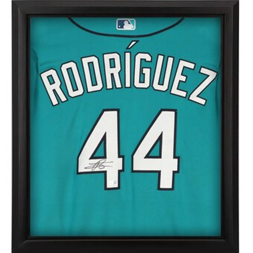 Julio Rodríguez Seattle Mariners Autographed Framed Aqua Nike Authentic Jersey Shadowbox