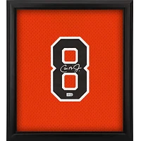 Cal Ripken Jr. Baltimore Orioles Autographed Framed Orange Mitchell & Ness Authentic Jersey Shadowbox