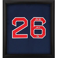 Wade Boggs Boston Red Sox Autographed Framed Navy Mitchell & Ness Batting Practice Replica Jersey Shadowbox with "HOF 05" Inscription