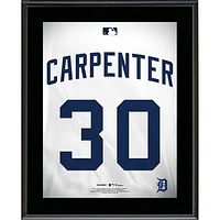 Kerry Carpenter Detroit Tigers 10.5" x 13" Jersey Number Sublimated Player Plaque
