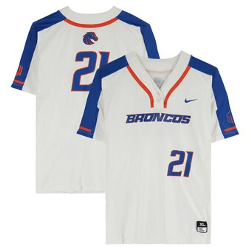 Boise State Broncos Team-Issued #21 Jersey from the Softball Program