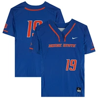 Boise State Broncos Team-Issued #19 Royal Jersey from the Softball Program - Size L