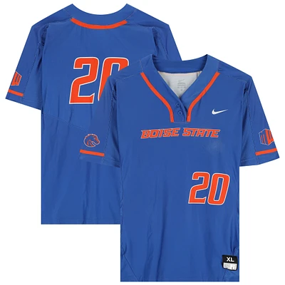 Boise State Broncos Team-Issued #20 Royal Jersey from the Softball Program - Size XL