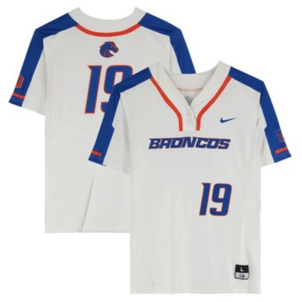 Boise State Broncos Team-Issued #19 Jersey from the Softball Program