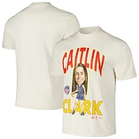 Unisex  Playa Society Caitlin Clark Cream Indiana Fever Draft T-Shirt