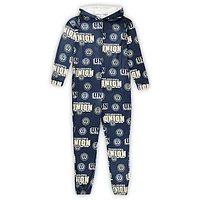 Men's Concepts Sport Navy Philadelphia Union Roadway Full-Zip Hoodie Suit