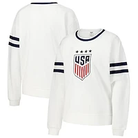 Women's Concepts Sport White USWNT Borough Long Sleeve T-Shirt