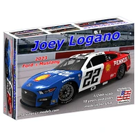 Salvinos JR Models Joey Logano 2023 Pennzoil Throwback 1:24 Model Ford Mustang Kit